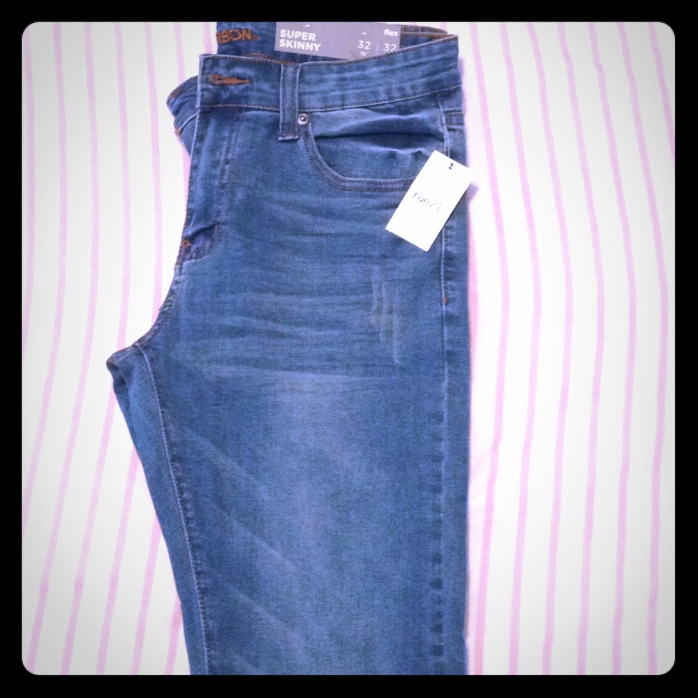 Men's Carbon brand super skinny jeans